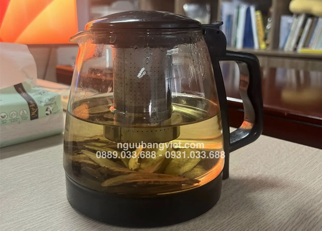 Hướng dẫn hãm trà ngưu bàng từ ngưu bàng khô hữu cơ — 2 cách đơn giản tại nhà