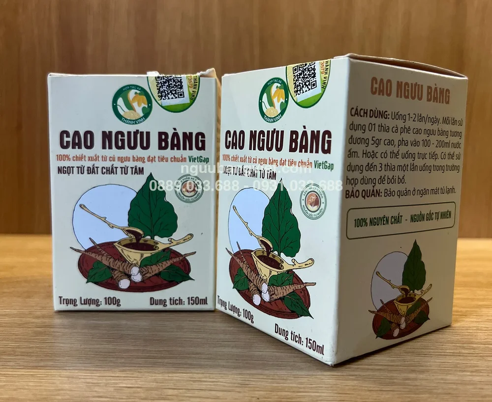 Ngưu bàng khô vs cao ngưu bàng: dùng cái nào hiệu quả hơn? Phân tích từ quy trình đến hoạt chất