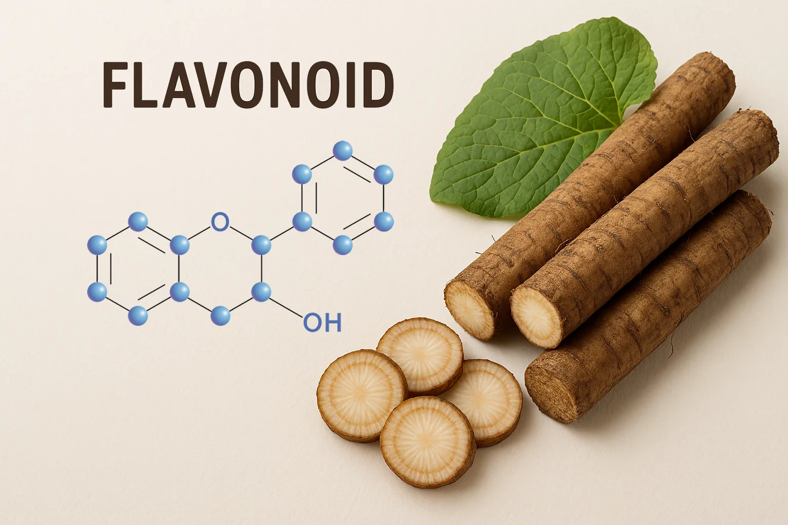 Ngưu bàng chứa nhiều hợp chất Flavonoid quercetin luteolin tốt cho sức khỏe