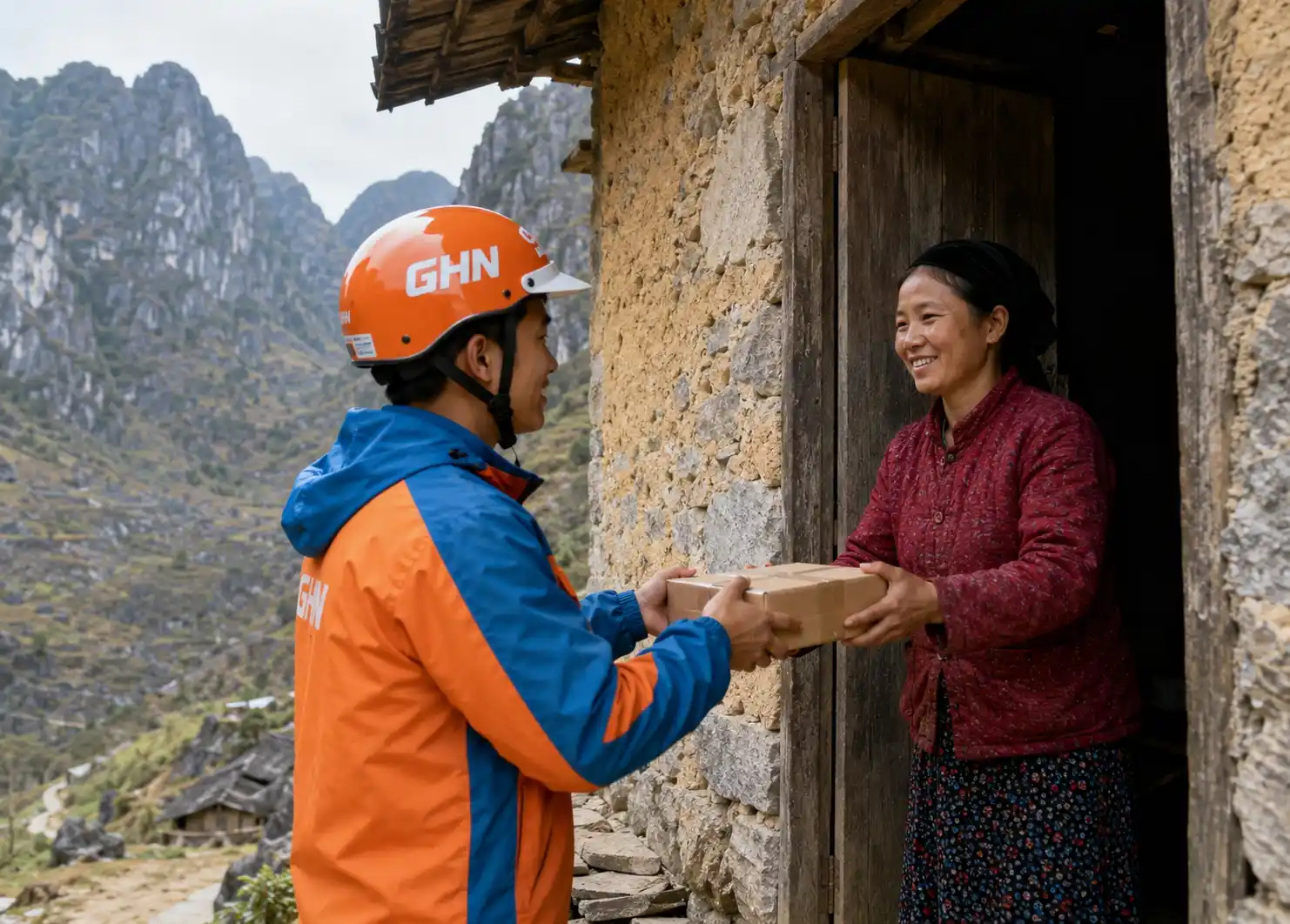 Giao hàng ngưu bàng hữu cơ tại vùng Cao nguyên đá Đồng Văn