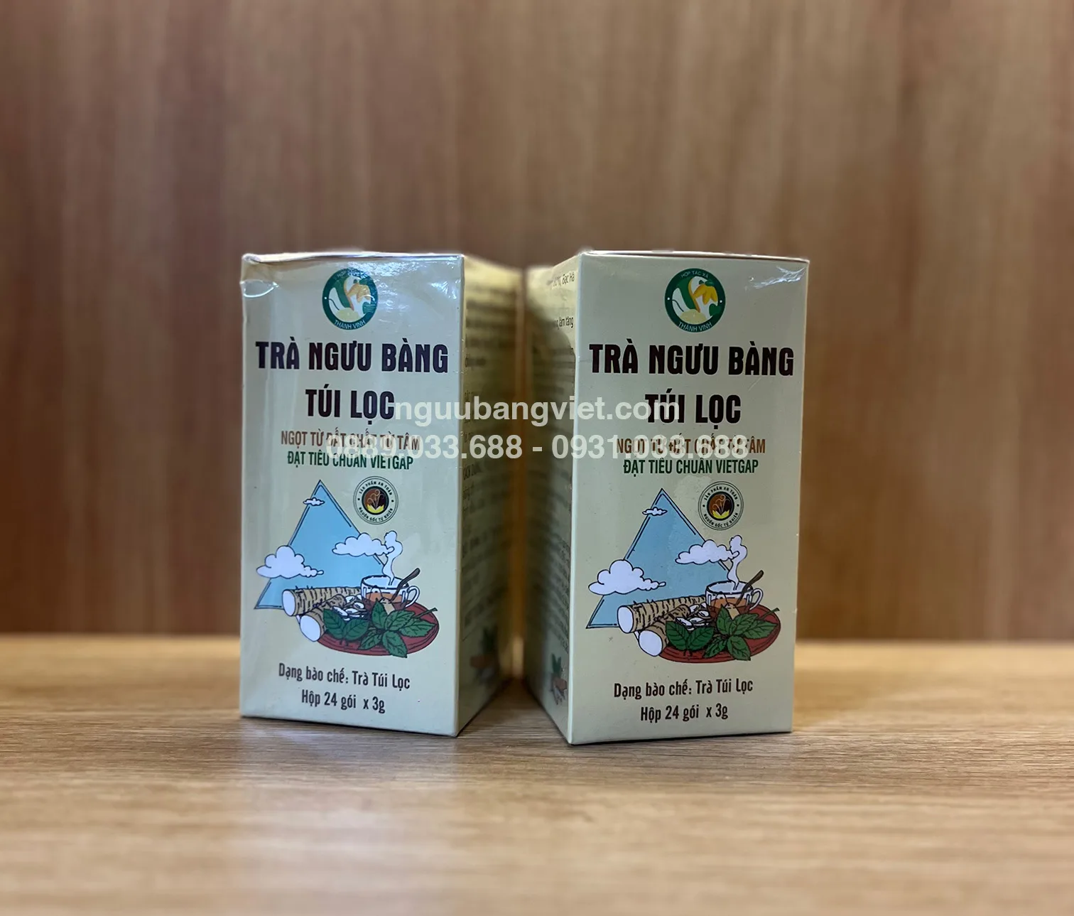 Trà ngưu bàng túi lọc tiện lợi cho công nhân
