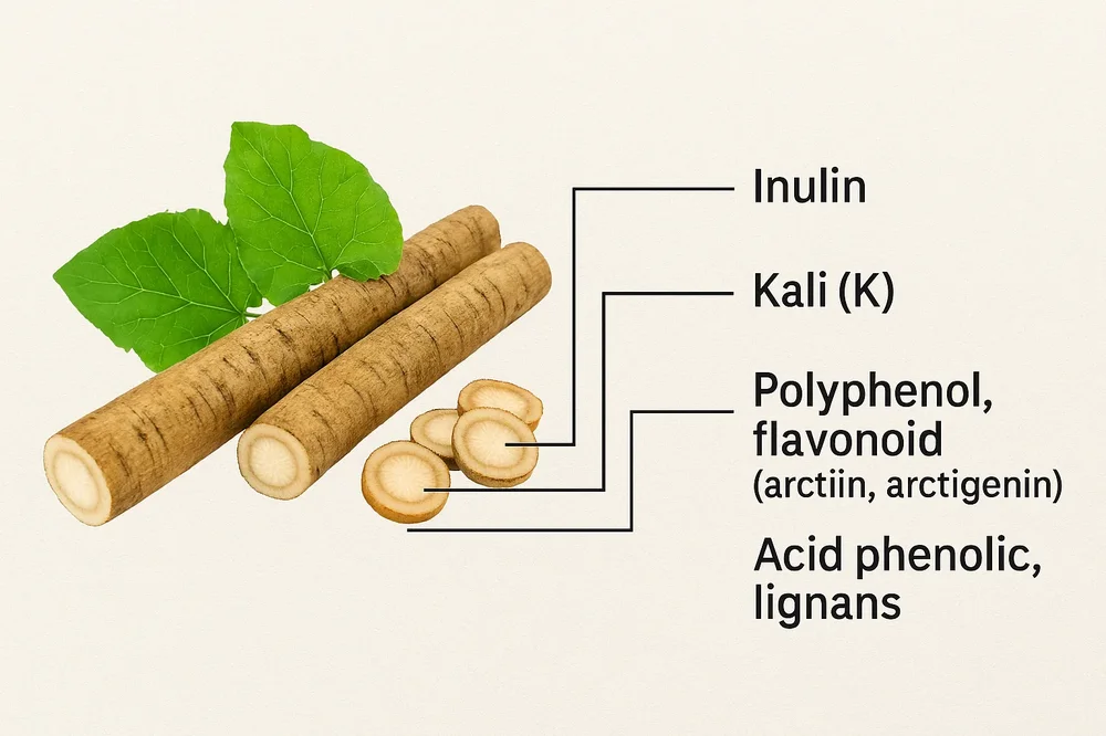 Các hoạt chất trong củ ngưu bàng có tiềm năng hỗ trợ chống ung thư
